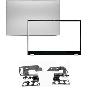 WANGHUIH Zilveren LCD Achterkant + Voorrand + Scharnieren Compatibel met Acer Acer Swift 1 SF114-33 SF114-34 N20H2 Laptop