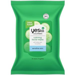 Yes To Cucumber Hypoallergene gezichtshanddoeken, 30 stuks (2 stuks) Yes To