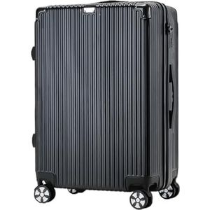 Koffer Koffers met wielen Trolleykoffer Antidruk- en antivalrits Koffer Verdikte en duurzame handbagage Lichtgewicht Harde Bagage (Color : D, Size : 30in)