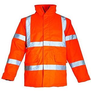 LMA HV EVIDENCE werkparka - Orange Fluo 2XL - 6 - kleding met hoge zichtbaarheid