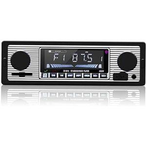 HERCHR - Autoradio - Bluetooth - FM-Radio - USB/MP3/AUX - 4 x 60 W