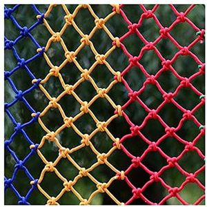 Veiligheidsnet Kinderveiligheidsnet Balkon Patio's en reling Trappennet Veilig railnet for boomhutbescherming Muurbescherming Hek Decor Mesh (Color : 8cm, Size : 1 * 2m(3 * 7ft))