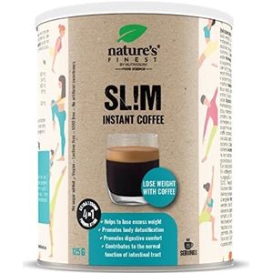 Nature's Finest by Nutrisslim SL!M Koffie, mix van koffiedranken ter verbetering van de spijsvertering, hulp bij gewichtsverlies en meer energie, veganistisch en vegetarisch