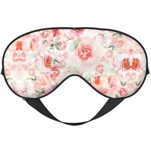 Zachte Kleur Bleek Vervaagde Mix Van Rozen Slaap Eye Mas Bijgewerkt Ontwerp Licht Blokkeren Night Eye Blinder Mannen Vrouwen Shift Werk Reizen