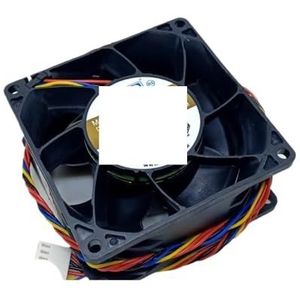 80mm snelheidsventilator voor AVC 8038 snelheid 12V kogellagerbehuizingventilator voor servers, werkstations en koelsystemen