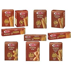 Testpakket Pasta Barilla Integrali volkoren Italiaanse pasta (10 x 500 g)