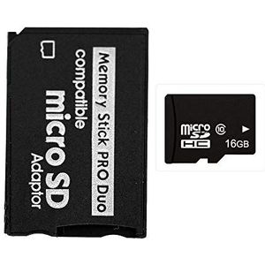 FengShengDa 16G Hoge Snelheid Memory Stick Pro-HG Duo 16G MicroSDHC en Mark2 HX Adapror Geheugenkaart Mark2 HX Adapter voor PSP Accessoires