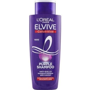 L’Oréal Paris - Elvive Color Protect - Paarse Shampoo - 200 ml - Voor Blond Grijs en Geblondeerd Haar
