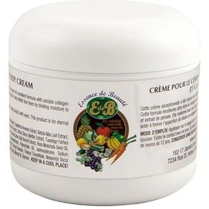 Essence de Beaute Collageen + Vitamine E gezichts- en lichaamscrème 4 oz (inclusief Mini Pompeia-fles, 1,9L)