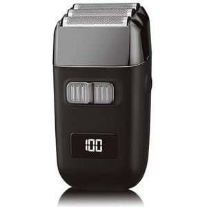 Electric Razor, Electric Razor for Men Face, with 3-Blade, Rechargeable Waterproof Close Shave Trimmer with LED Display for Face/Beard/Head Shavers, Portable Travel Electric Shaver(Black)