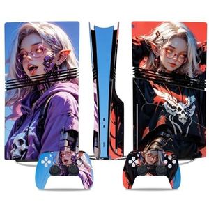 Voor PS5 PRO Skin Digital Edition Console En Controller Vinyl Cover Skins Wraps Krasbestendig, Compatibel Met Voor PS5 Digital Edition Pro 23639 Geen Schuimvorming Bubbelvrij