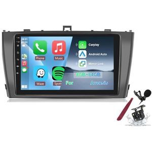 Android 15 Autoradio voor T-oyota Avensis (2009-2015) 9 inch 2K Touchscreen 2000 * 1200 Android Head Unit Multimedia Speler met Carplay GPS Navi BT 5G WiFi DSP SWC,K5 pro