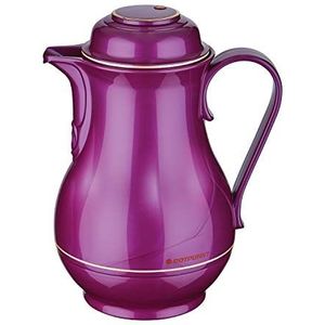 ROTPUNKT Isoleerkan 830 Christa 1,2 l | dubbele draaisluiting | BPA-vrij - gezond drinken | Made in Germany | warm + koud houden | glazen inzetstuk | Shiny Grape