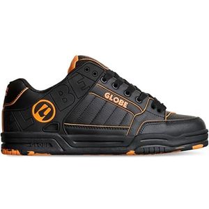Globe Tilt Skateboardschoen voor heren, Zwart/Oranje/Mozaïek, 37 EU