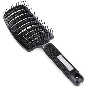 Iebeauty®Soft Complex Vent Gebogen Haar Borstel & Kam Kit Voor Haar Snel Droog Geventileerd Voor Sneller Drogen. Deze Gemengde Borstel Herstelt Beschadigd Haar Door Haaroliën Naar De uiteinden van het