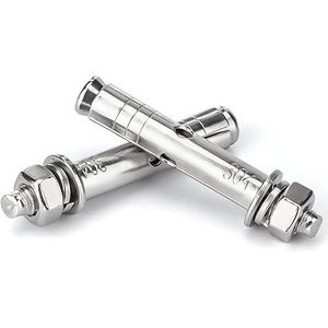 Perno de ojo de acero inoxidable, Expansie-oogbout, oogbout Expansie-bout 304 roestvrij staal hulsanker set schroef ogen