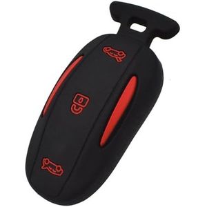 Voor Teslaes Voor Model X 2016 2017 2018 2019 3 Knoppen Siliconen Afstandsbediening Sleutel Case Cover Accessoires