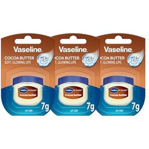Vaseline Lip Therapy Cocoa Butter, verzorgende lippenbalsem voor optimaal vocht, (Cocoa Butter (set van 3)