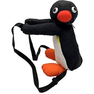 Paowsietiviity Grappige Pluche Rugzak Telefoon Tas Pluche Speelgoed voor Kinderen Kids Present, pinguïn, Pingu?, 18 x 38 x 8cm