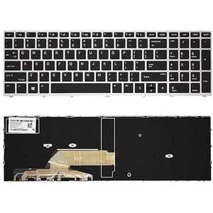 Laptoptoetsenbord voor HP ProBook 450 G5 455 470 650 G4 Engels(US Silver No Backlit)