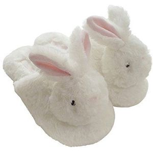 Millffy Vrouwen Leuke Pluche Dier Eenhoorn Slippers Konijn Konijn Schoenen Indoor Home Slaapkamer Slippers, Konijn Hoofd, 5/6 UK