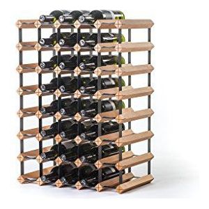 RAXI ™ Classic Premium wijnrek van hout met luxe design/flessenrek voor 40 x wijnflessen