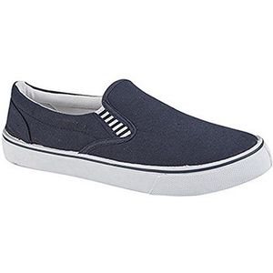 DEK Canvas Slip On Heren Schoenen Navy Blauw, Donkerblauw, 41.5 EU