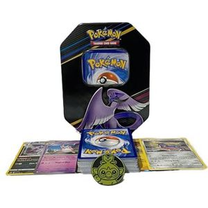 Pokémon Start-pakket, 50 kaarten, inclusief hologram- en zeldzame Pokémon-kaarten, met doos