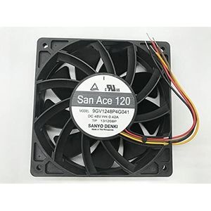LMNCBVYA High-Performance 12cm Server Fan for 9GV1248P4G041 San Ace120-48V 0.42A Cooling Solution
