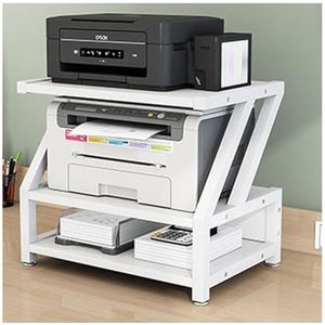 Printerstandaard, 3 Lagen Media-opbergkast, Printerstandaard Met Opbergruimte, Multifunctionele Thuiskantoor-organizer For Faxmachine, Kopieerapparaat, Printerscanner (Color : Style 3)