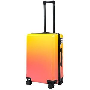 Koffer Bagage Koffers Tsa Cijferslot Met Universele Wielen Gradient Bagage California Style Reiskoffer (Color : A, Size : 20 in)