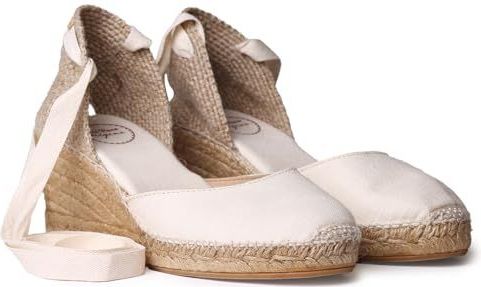 Toni Pons - Calonge - Espadrilles - Vegan - Sleehak 7 cm