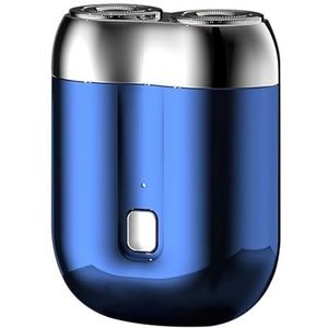 Mini-Shave Elektrisch scheerapparaat, roterend dubbel scheerapparaat, draagbaar mini-elektrisch scheerapparaat voor mannen, reisscheerapparaat, oplaadbaar USB-batterijscheerapparaat voor thuis en op