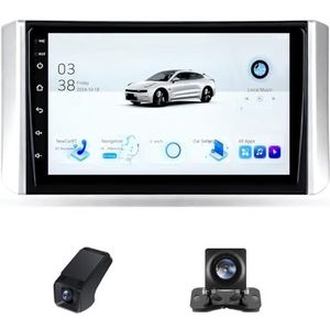 Carplay autoradio 2 Din geldt voor Mitsubishi Xpander 2017-2020 met Android Auto Bluetooth 9 inch touchscreen autoradio met FM-radio/GPS stuurwielbediening + achteruitrijcamera(X2)
