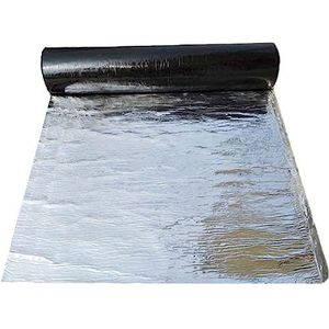Asfalt scheurvuller tape, Zelfklevende bitumen aluminiumfolie waterdichte tape meerdere maten aanpasbaar(0.5x3m)