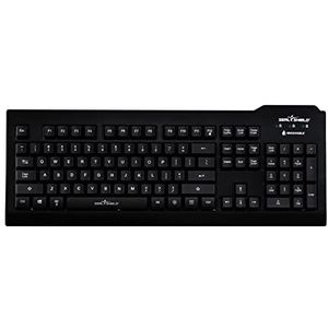 Seal Shield Silver Seal QWERTY Keyboard - Black - US Layout