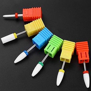 ASNOMY Keramische frees, 2,35 mm, professionele nagelpolijstmachine voor acrylnagels, manicure, boor en nagelvijl