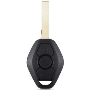 autosleutel behuizing Voor BMW 1 3 5 6 7 Serie Voor X3 Voor X5 Z3 Z4 E38 E39 E46 E60 E83 E53 E36 325i 525i 330i 3 Knop EWS Systeem Auto Afstandsbediening Sleutelhoes Autosleutel Cover Shell(HU92 Blade