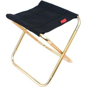 Opvouwbare kruk opvouwbare stoel buiten camping visstoel lichtgewicht opvouwbare kruk met opbergtas draagbare mini-wandelreisstoel campingkruk (kleur: zwart)