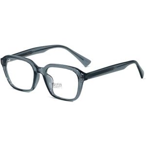 kachawoo Anti-blauw licht glazen mannen vrouwen vierkante glazen montuur TR90 bril computer bril, Blauw Grijs Frame, Large