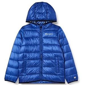 Champion Outdoor-Small Script Logo Jas, uniseks, voor kinderen en jongens, Blauw, 9-10 Jaar