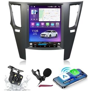 Android 14 Autoradio Navi voor S-ubaru Outback (2009-2014) 9.7 ""Verticale scherm multimediaspeler met draadloze carplay GPS-navigatie Bluetooth 5.0 HIFI FM-radio 5G-WiFi SWC MIC,M150s