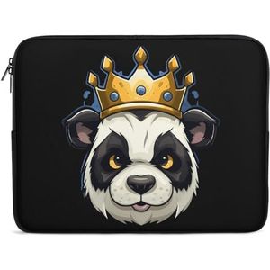 Pandas Wear Crown Laptop Sleeve Bag Shockproof Notebook Computer Pocket Tablet Draaghoes