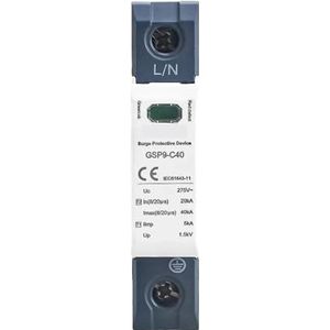 GSP9 20 ~ 40KA AC SPD 1P 2P 3P 4P overspanningsbeveiliging huishouden laagspanningsbeveiliging 275 ~ 440 V (AC275 V, 1P met NPE)