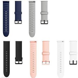 Giaogor Armband compatibel met OnePlus Watch, Sport Siliconen Classic vervangende horlogeband voor Xiaomi Huami OnePlus Watch, pak van 5, klassiek