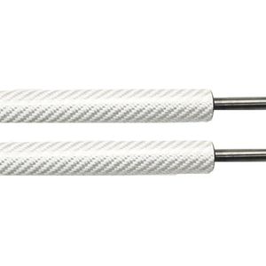 550 Mm Achterklep Lift Ondersteunt Kofferbak Kofferbak Gasveren Veren Dempers Voor SUZUKI Voor IGNIS II Terreinwagen 2003-2024(Silver carbon fiber)