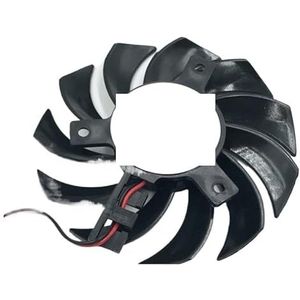 75mm 12V grafische kaart koelventilator GA81S2U -NNTB (0,38A, 2-pins) voor EVGA, Onda GT430/440/630, APISTEK koeler