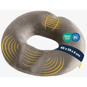 SLEEP COMFY Premium Memory Foam zitring stuitbeen ontlasting, orthopedisch aambeien zitkussen rond, donutkussen, stuitbeenkussen, antidecubitus zitkussen, zitdonut, aambeienkussen, gatenkussen