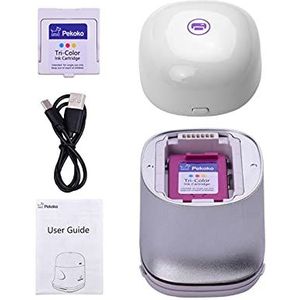 Draagbare inkjetprinter Draagbare Color Inkjet Printer Handheld Printer Ondersteuning 1200DPI Draadloze verbinding Compatibele smartphone voor codedatumlabel