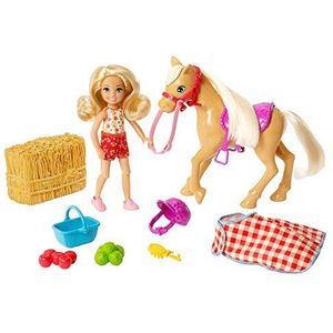 Barbie Club Chelsea-Pop En -Paard, Gff50